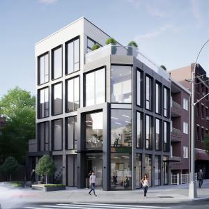 New York 4-Floor Complex Commercial Project--Bullet Proof Storefront